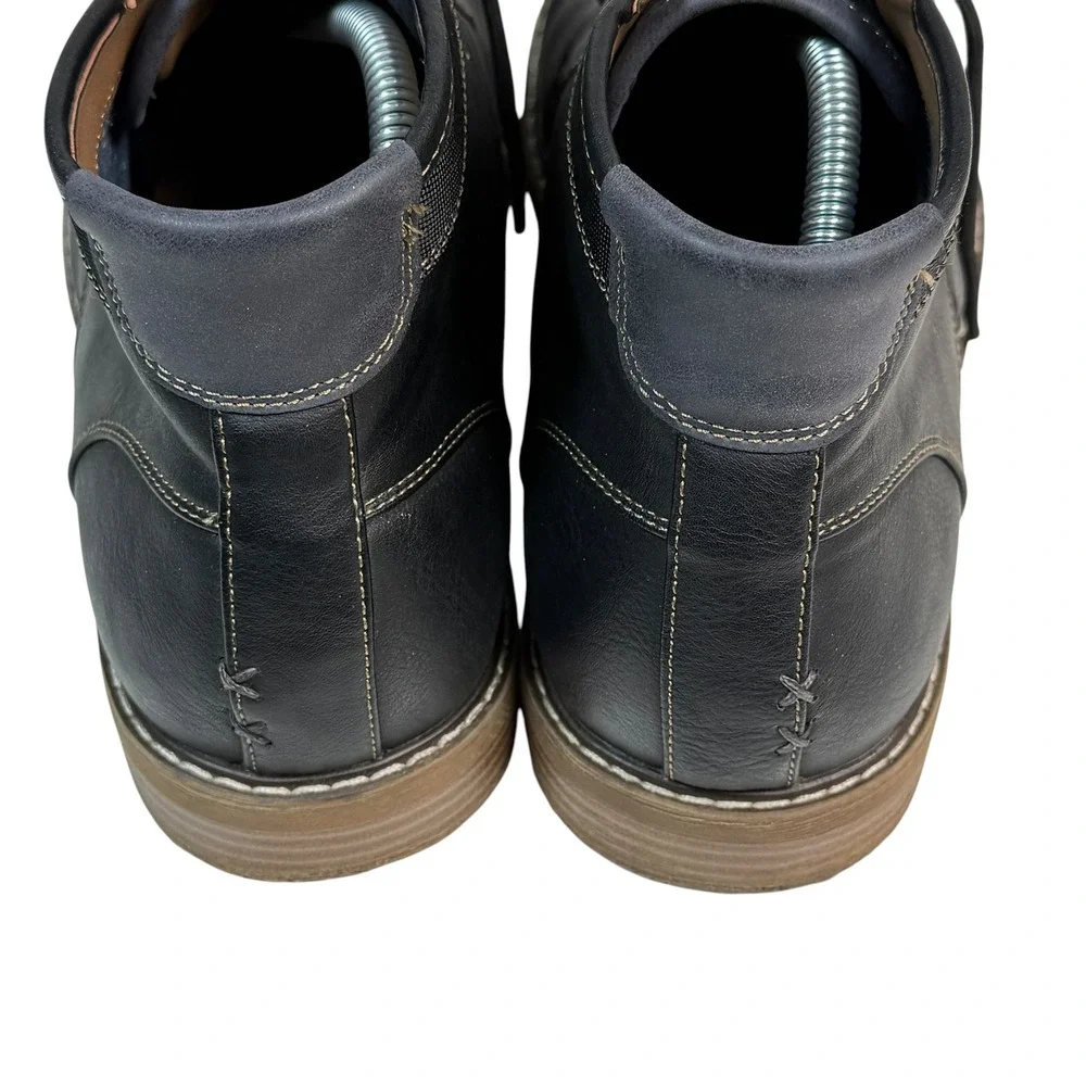 Hawker Rye Men Black Lace Up Chukka Ankle Boots Size 11.5 Round Toe Casual Dress